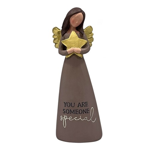 RESIN THOUGHTFUL ANGEL 135MM - SOMEONE SPECIAL