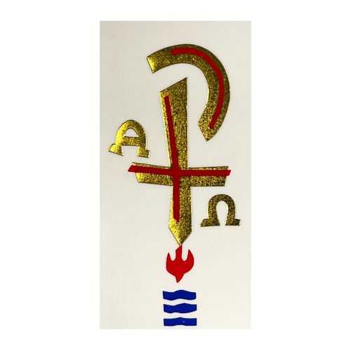 TRANSFER BAPTISM GOLD CROSS (WATER BASED TRANSFER)