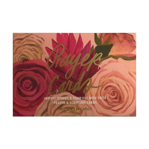 PRAYER CARDS BOXED FLORAL