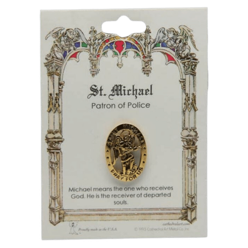 LAPEL PIN PATRON SAINT St Michael