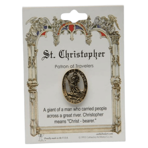 LAPEL PIN PATRON SAINT St Christopher