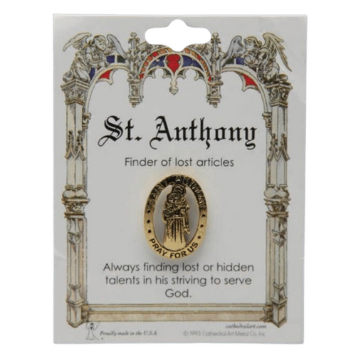 LAPEL PIN PATRON SAINT St Anthony