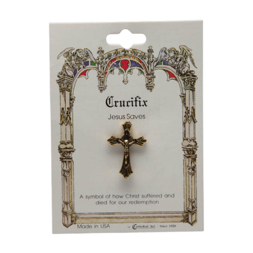 LAPEL PIN Crucifix 