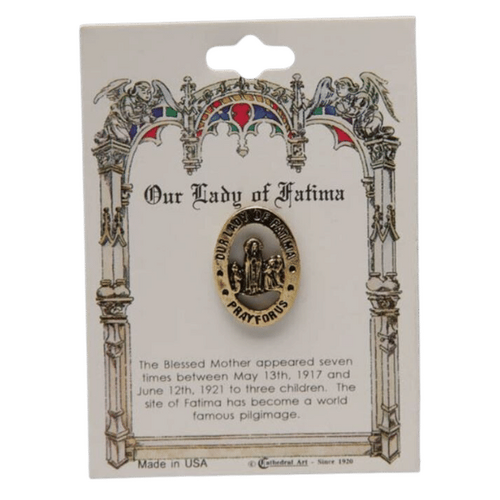 LAPEL PIN PATRON SAINT Our Lady Fatima 