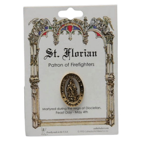 LAPEL PIN PATRON SAINT St Florian 