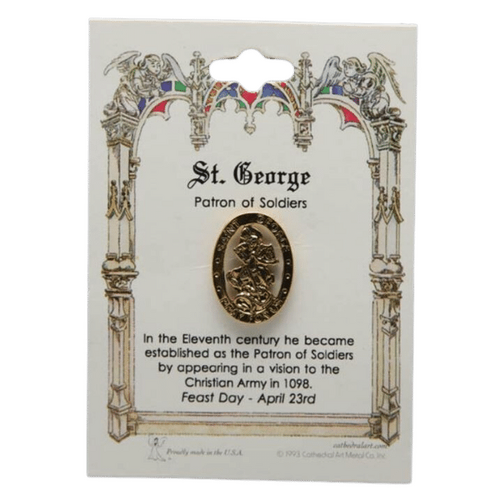 LAPEL PIN PATRON SAINT St George