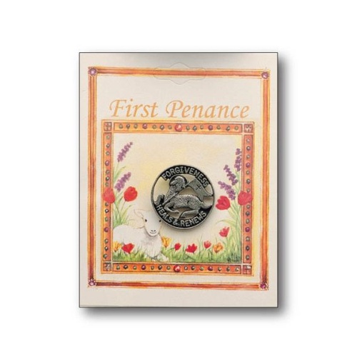 RECONCILIATION LAPEL PIN PEWTER