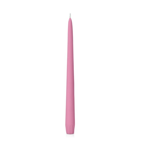 CANDLE TAPERED PINK 10''