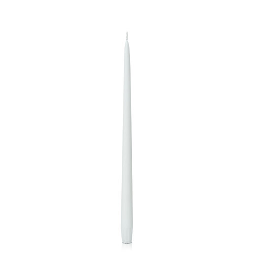 CANDLE TAPERED WHITE 14"