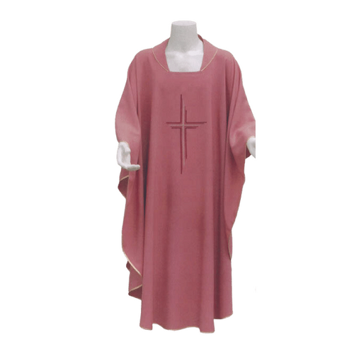 CHASUBLE CROSS Pink