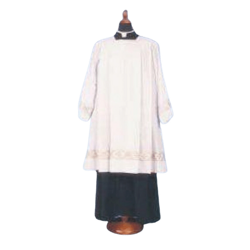 SURPLICE WITH EMBROIDED PATTERN