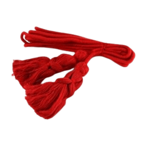 CINCTURE ADULT COTTON RED