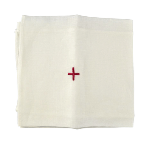 CORPORAL LINEN RED CROSS 350mm x 350mm               