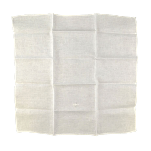 CORPORAL LINEN WHITE CROSS 350mm x 350mm