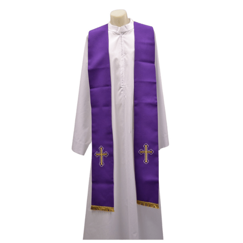 STOLE - CROSS PURPLE