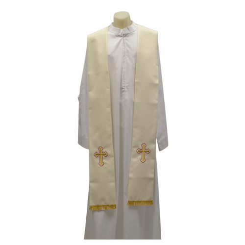 STOLE - CROSS OFF-WHITE                     