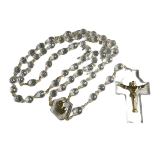 WALL ROSARY CRYSTAL LOOK